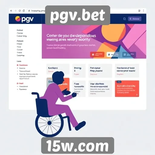 Acessibilidade e layout do pgv.bet para usuários